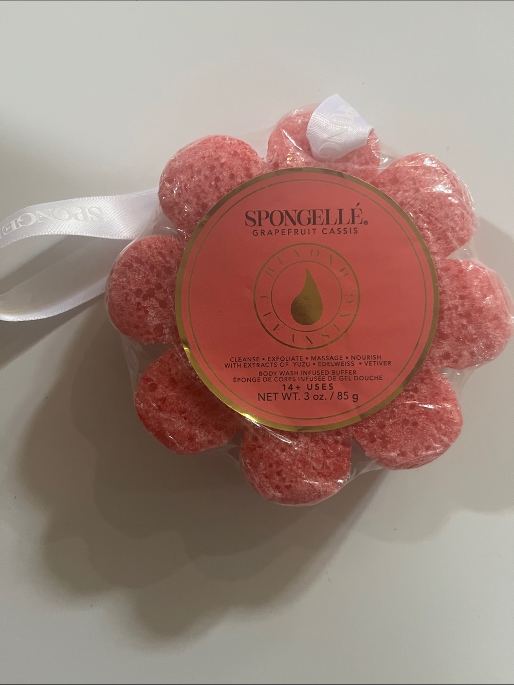 Spongellé Grapefruit Cassis Floral Body Buffer